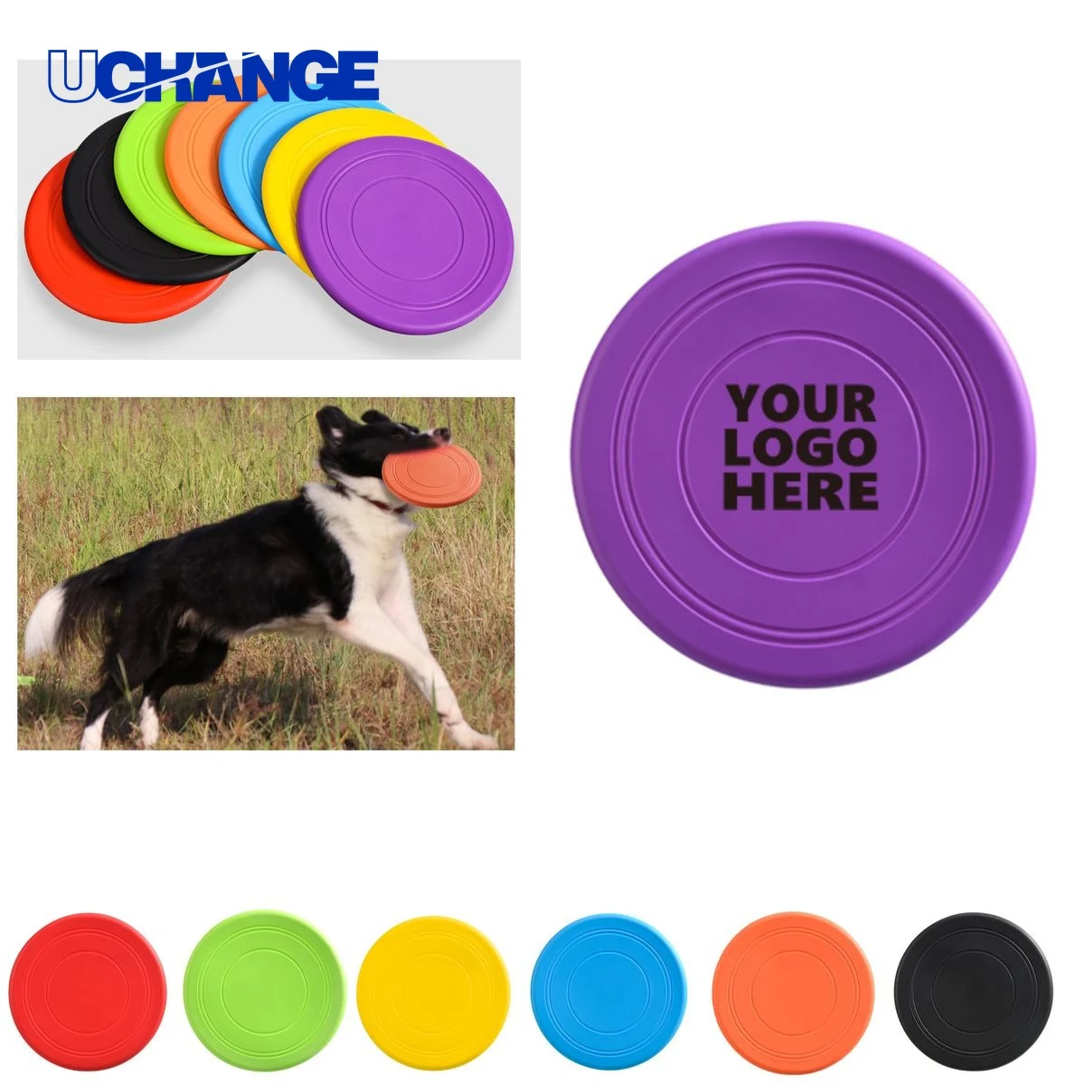 Safe Bite Pet Flying Disc Toy for Training 1