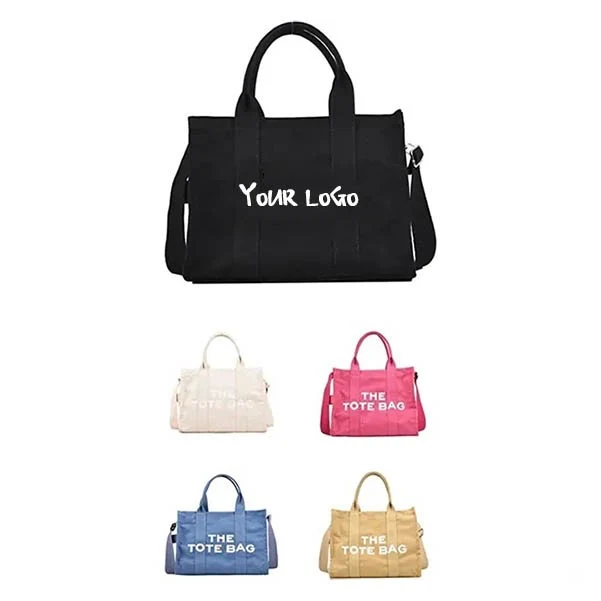 Tote Bag For Women With Shouder, custom tote bag with logo imprint 1