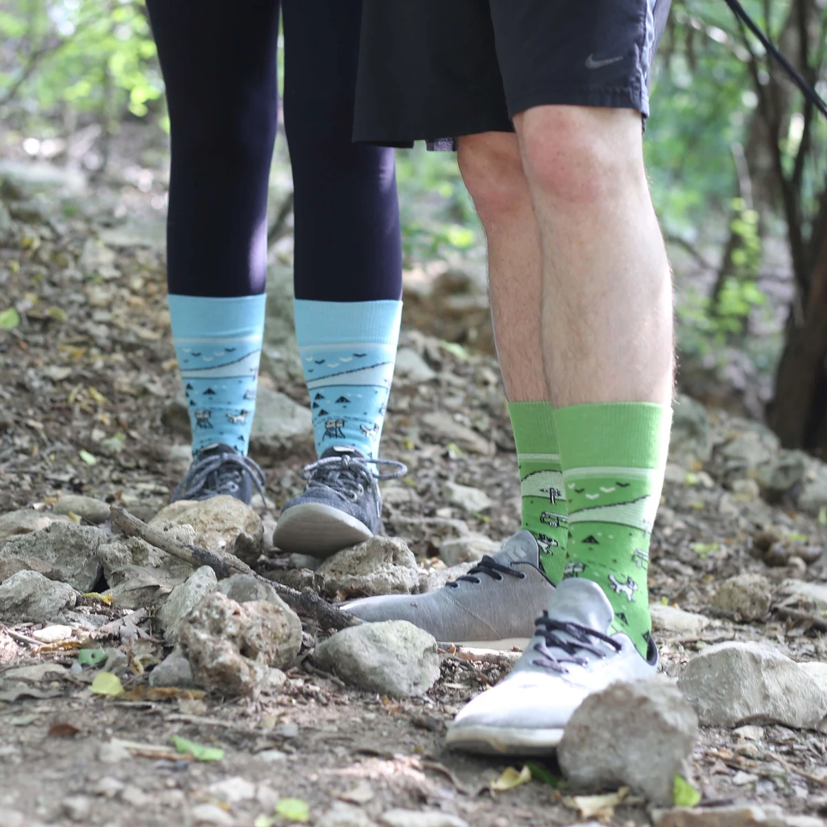 Casual Hiking Socks - Comfortable Support for Trail Enthusiasts - American Made 1