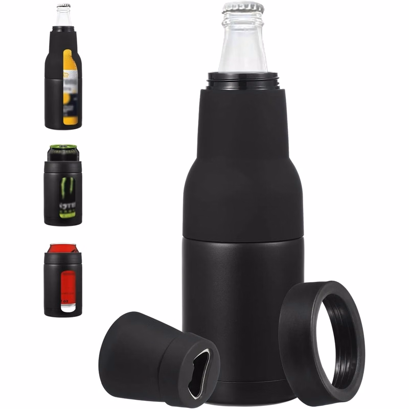 Assembly Slim Beer Holder Bottle and Can Cooler