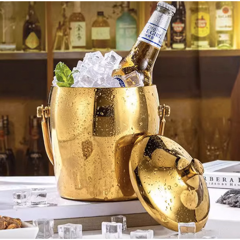 Double Walled Insulated Ice Bucket