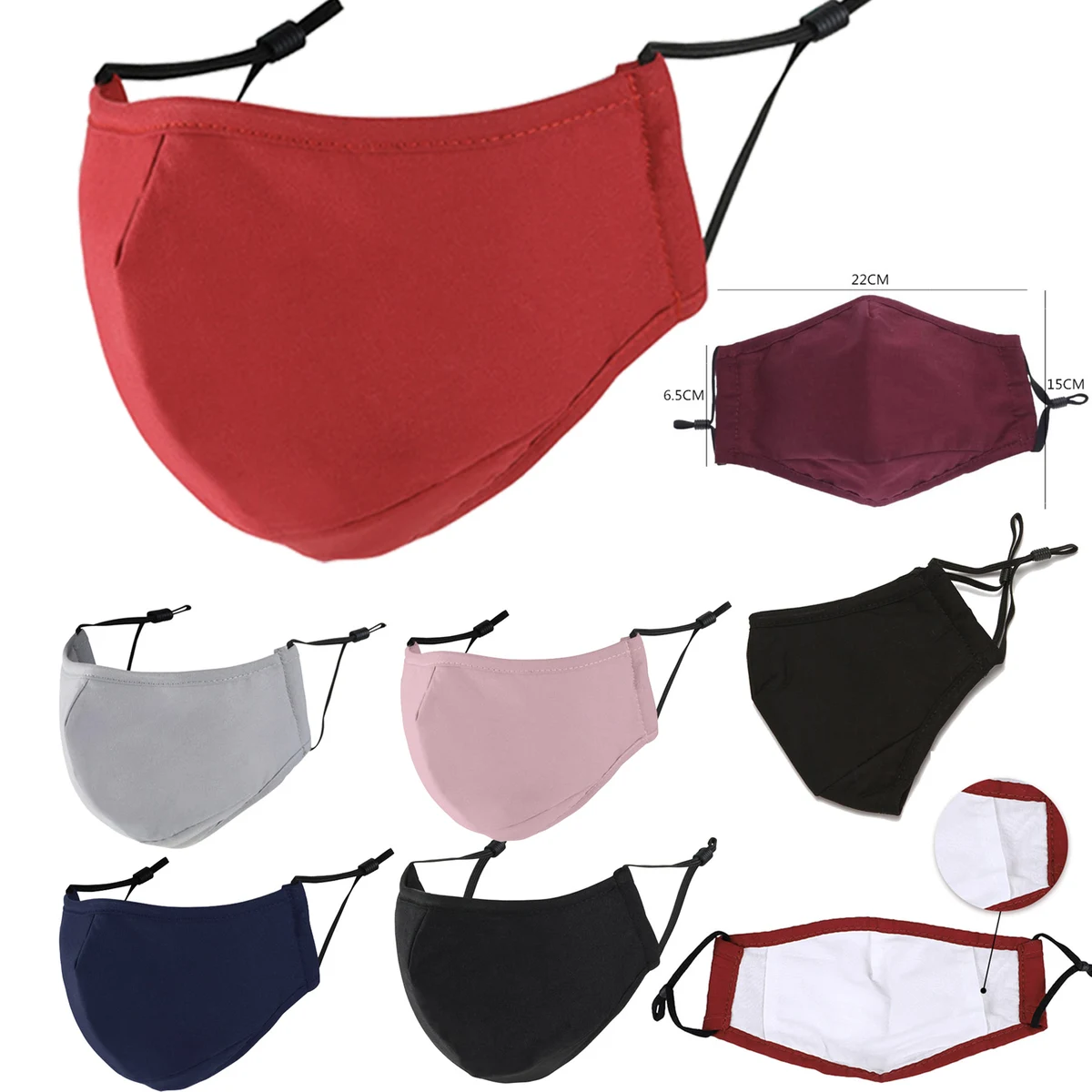 Cotton Face Mask With Pocket 1
