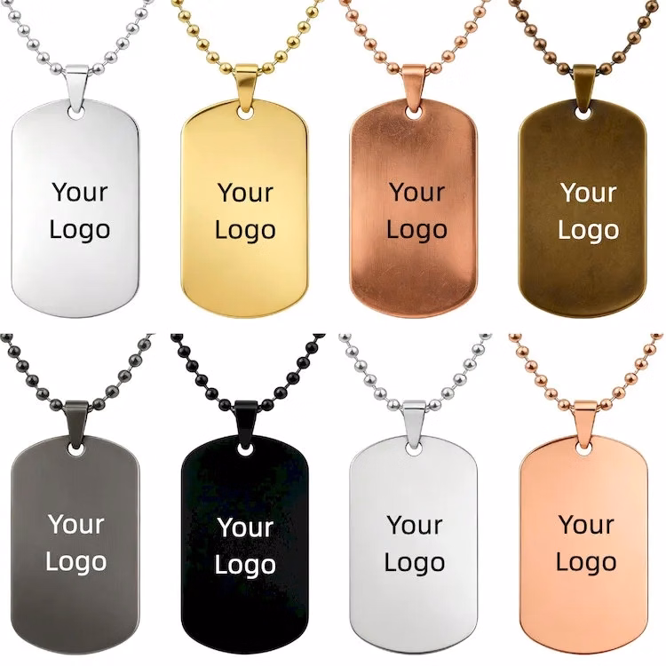 Stainless Steel Necklace Polished Pendant