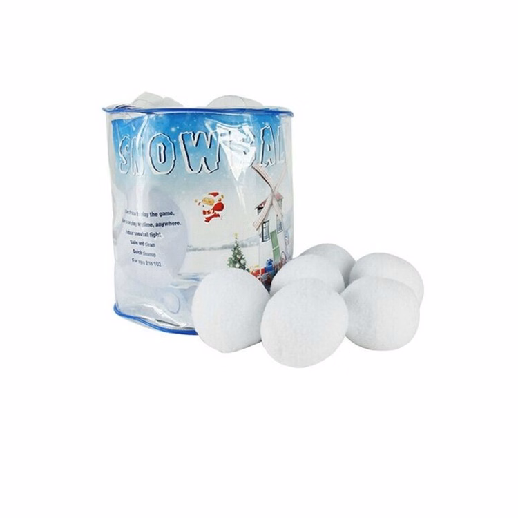 Indoor 30 Pack Snowball Fight Mondo Huge Snowballs