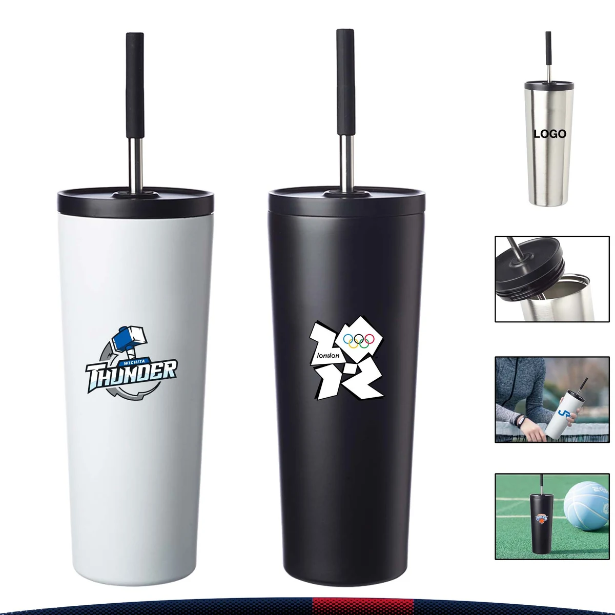 26 oz. Kuran Stainless Steel Vacuum Tumbler 1