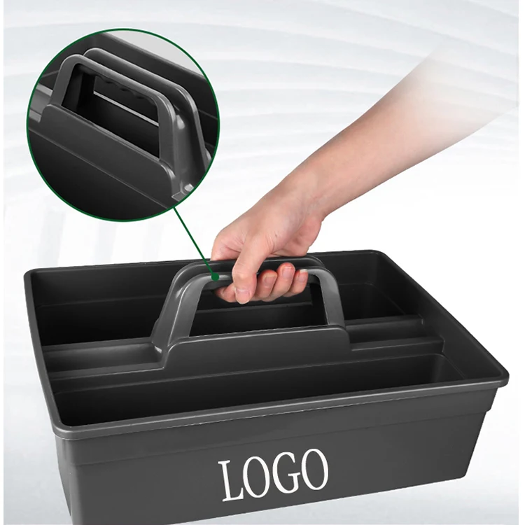 Plastic Storage Caddy Tool Tidy Kitchen Utility Cleaning Organiser Laundry Carry 1