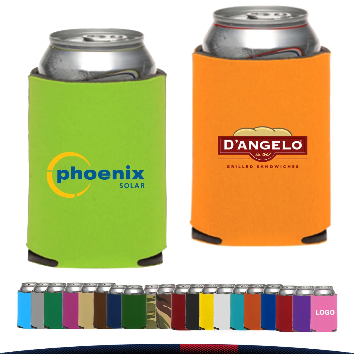 Erin Collapsible Can Coolers, custom koozie with logo imprint 1