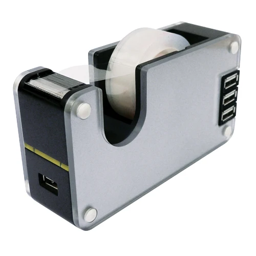 470HUB - Desktop Tape Dispenser & 4-Port USB Hub 1