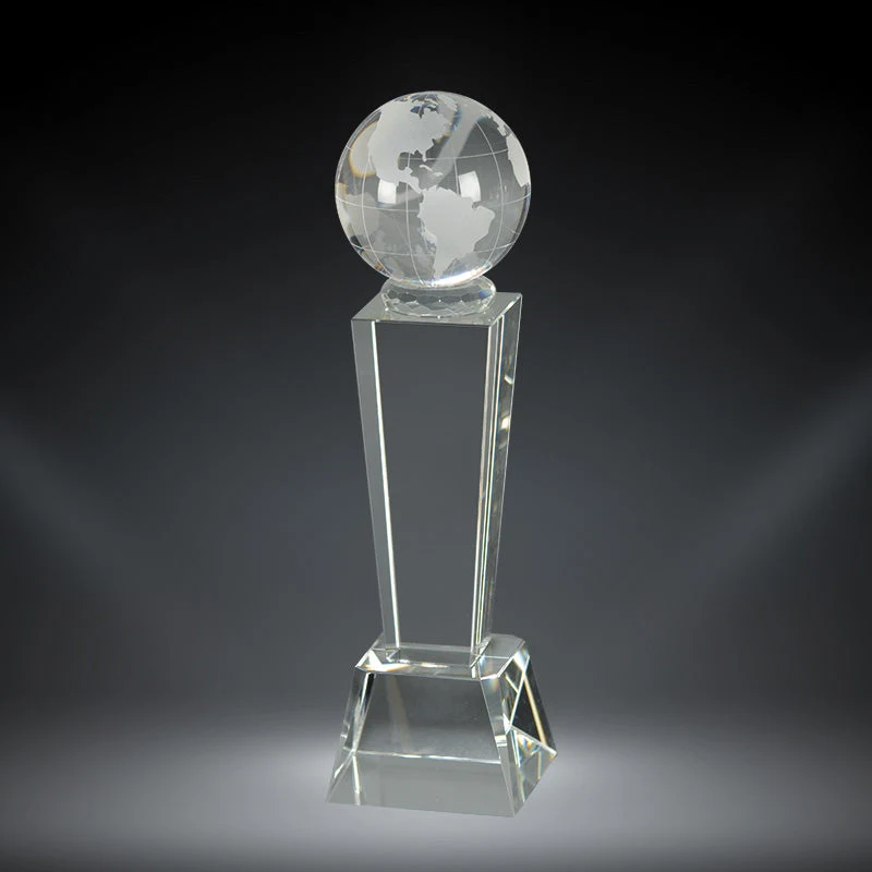 Galaxy Clear Crystal Globe Tower 1
