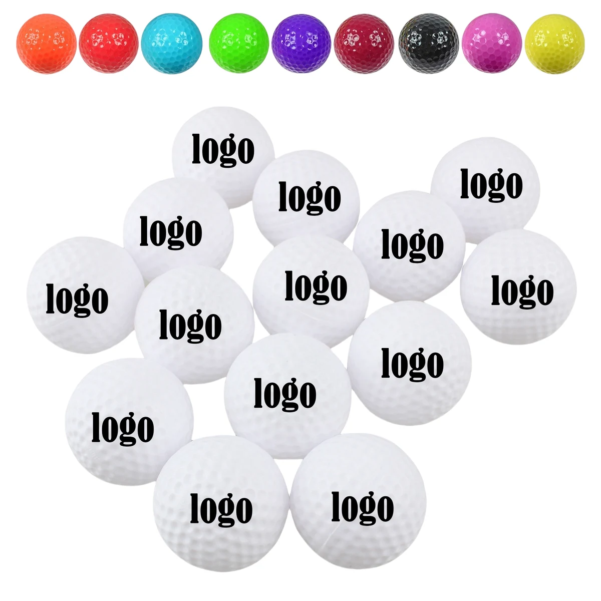 Multi - Color Golf Balls 1