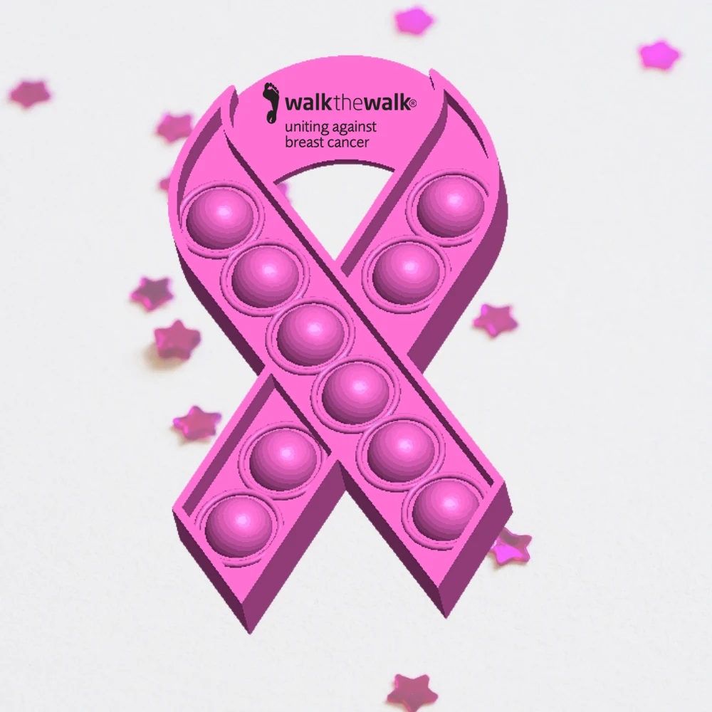 Pop It Fidget Toy - Breast Cancer Awareness 1