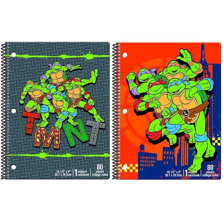 TMNT Spiral Bound Notebooks - Assorted 1