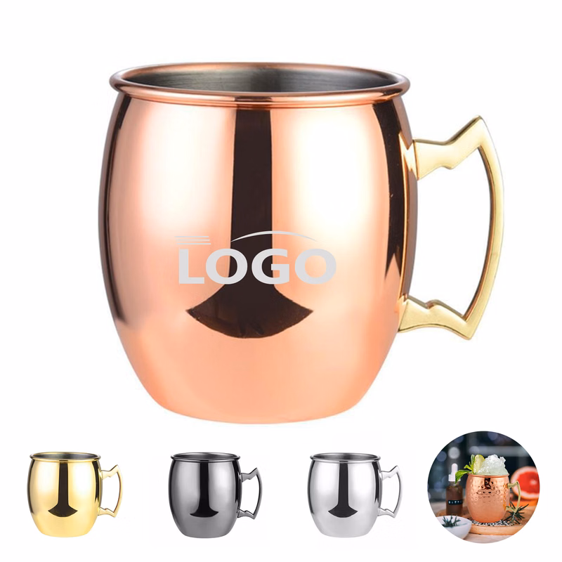 Stainless Steel Hammered Moscow Mule Mug 17oz