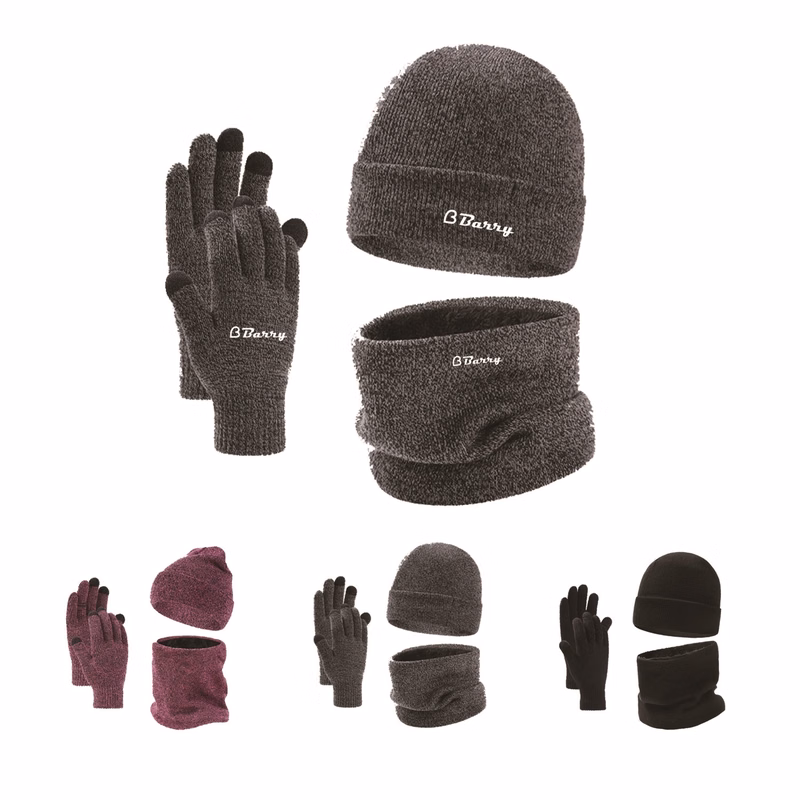 Winter Beanie Hat Scarf Set