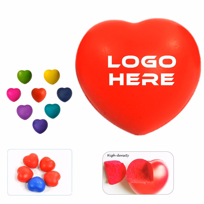 Pu Heart Pressure Relief Ball