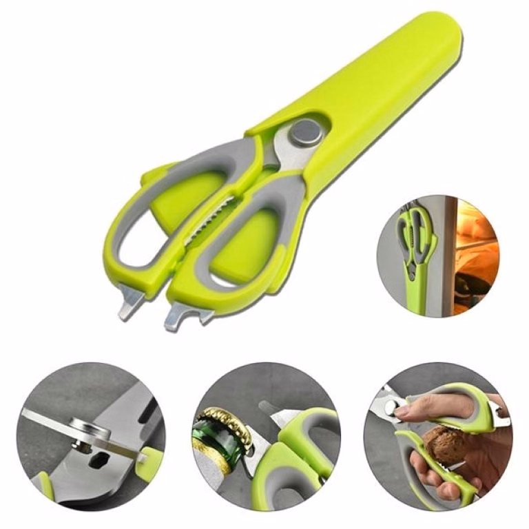 Multi-funcational Kitchen Scissors w/ Magnetic Sheath