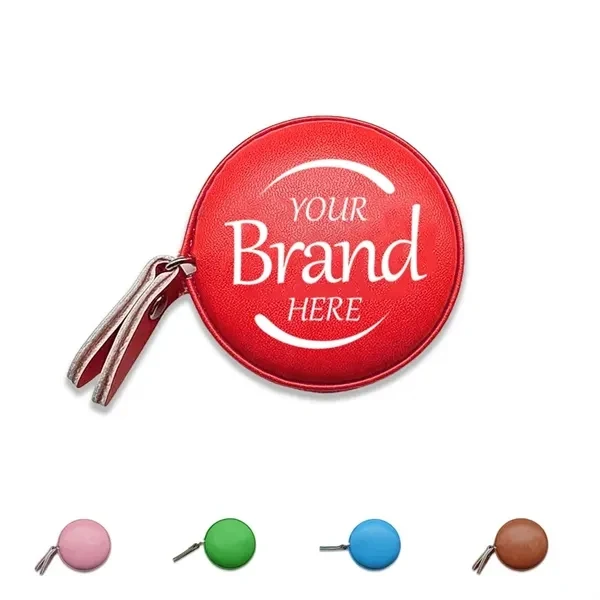 Custom Compact PU Leather Tape Measure 60 Inch Dual Scale — Construction Tool 1