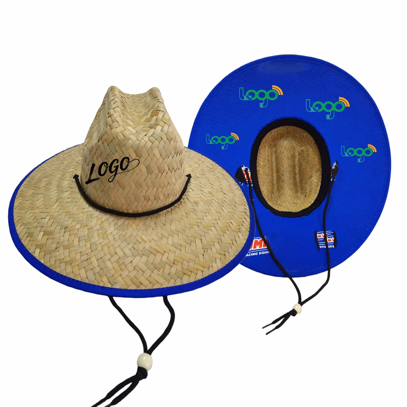 Lifeguard Wide-Brimmed Sun Protection Straw Hat