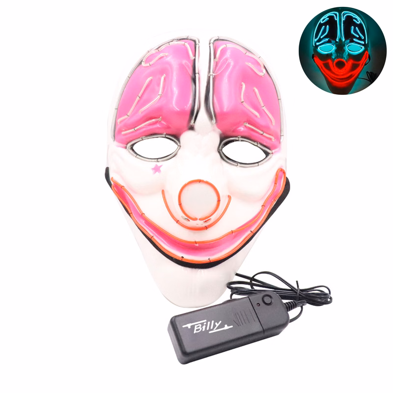 LED Light Up Party Smiley Mask