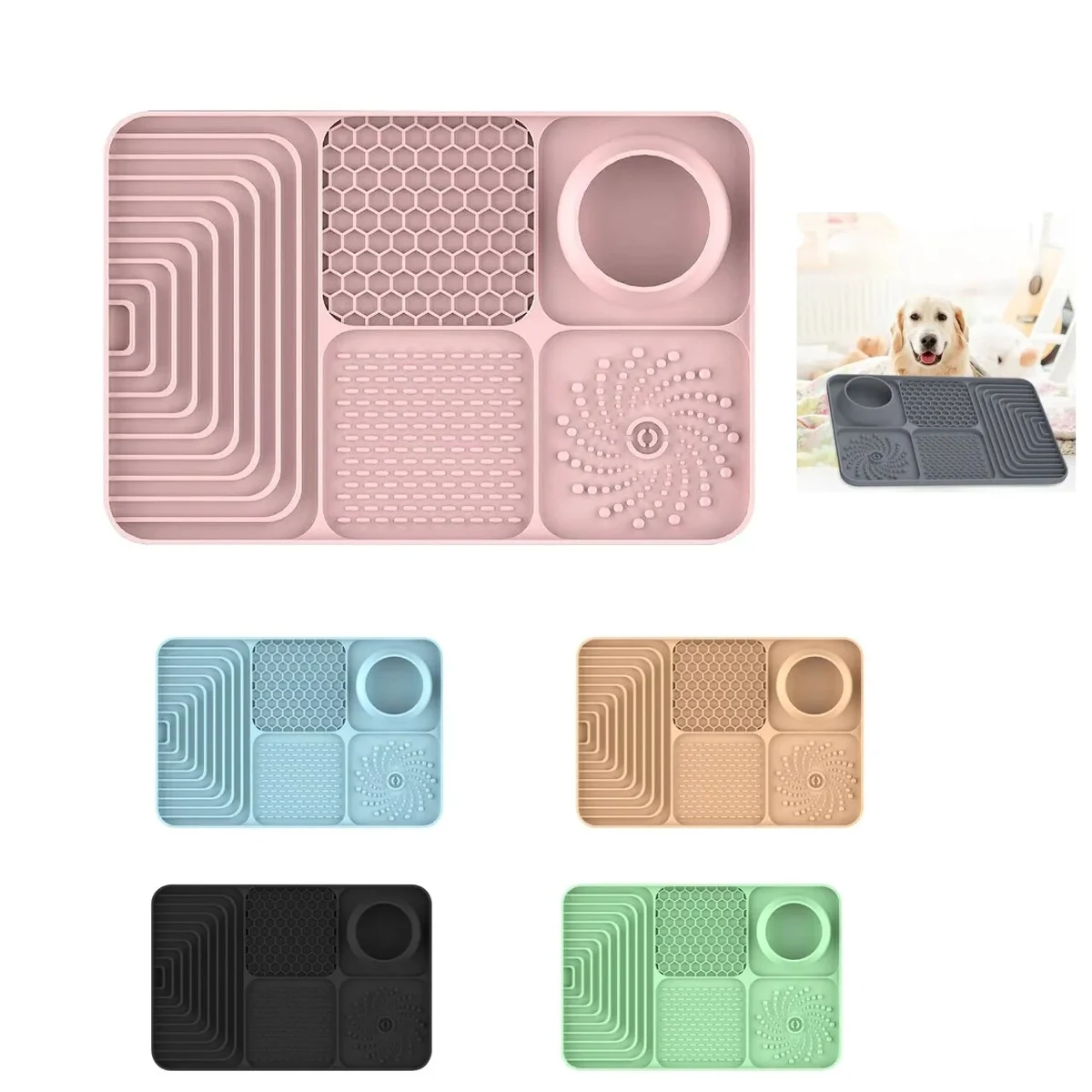 Silicone pet licking mat 1