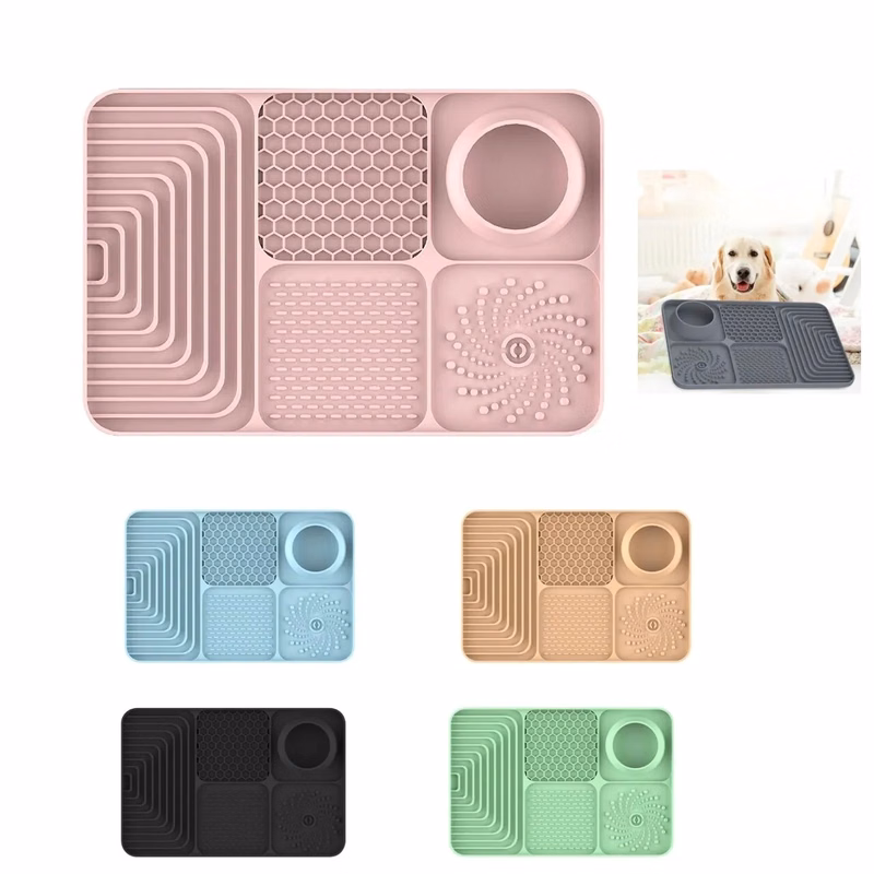 Silicone pet licking mat