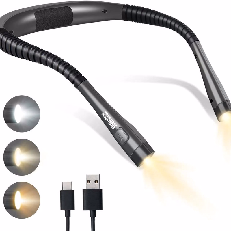 Hands-Free Neck Light - Rechargeable, 3 Color Settings