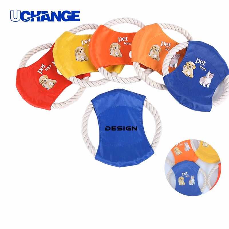 Eco-Friendly Pet Cotton Rope Flying Disc Toy