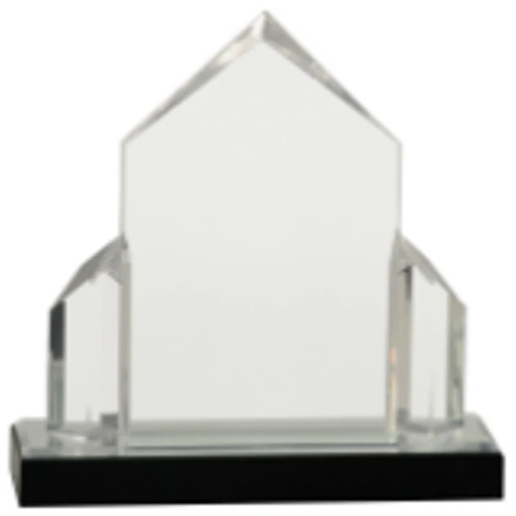 7" x 7" Silver Jewel Post Impress Award 1