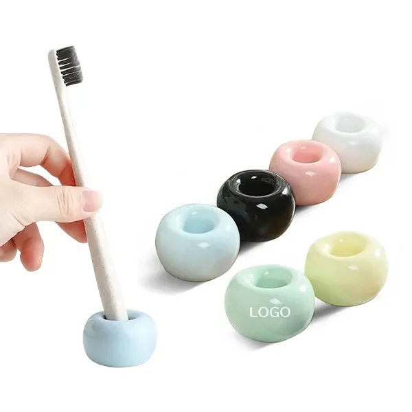 Ceramic Toothbrush Holder Stand with Handmade Mini 1