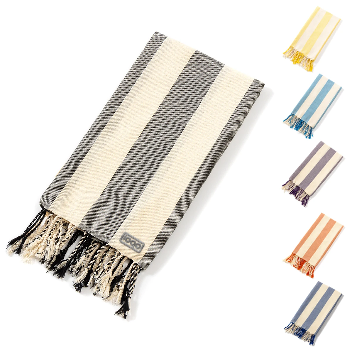 Absorbent Cotton Fringed Towel 1