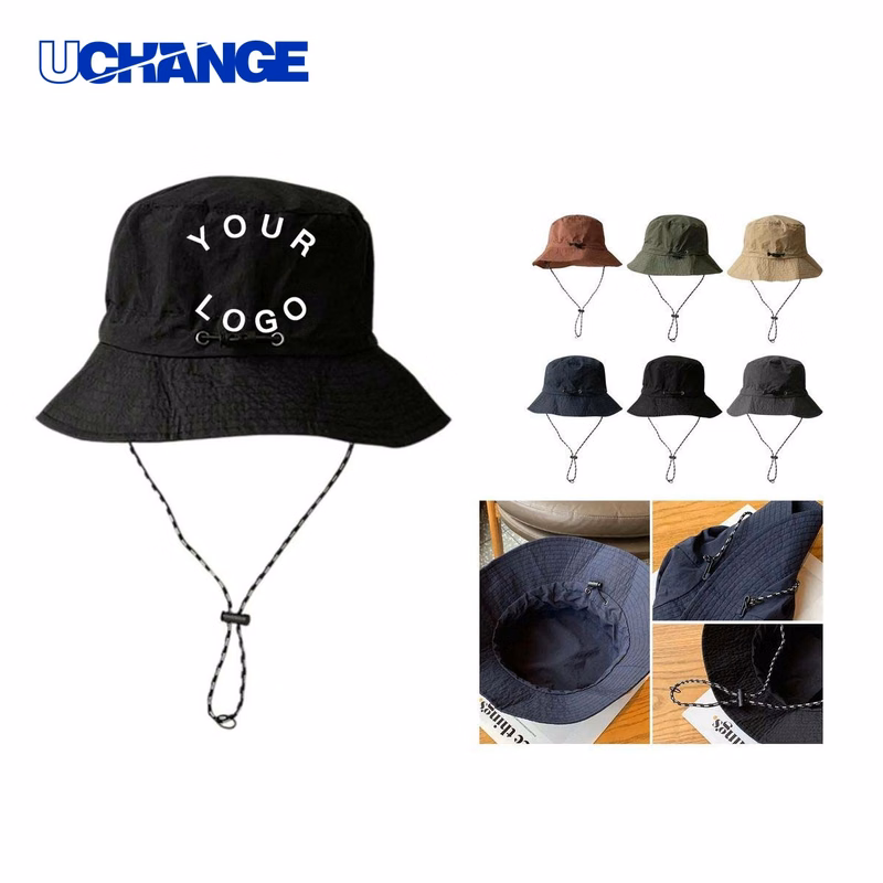 Foldable Nylon Hiking Hat Headwear Waterproof with UPF 50+ for Outdoor Use