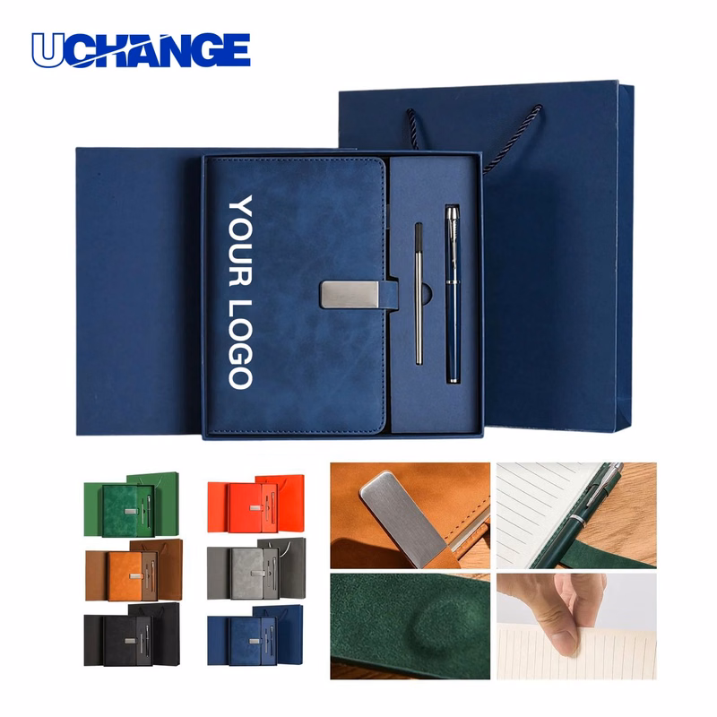 Luxury Office Gift Set Kit with Notebook and Pen