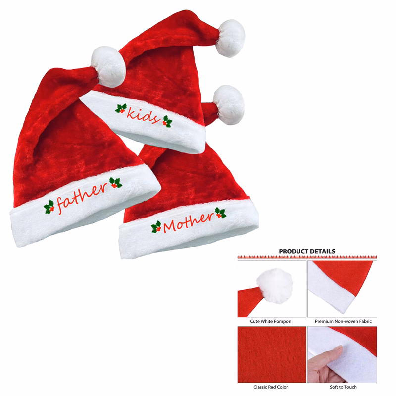 Children's Luxury Santa Claus Plush Hat