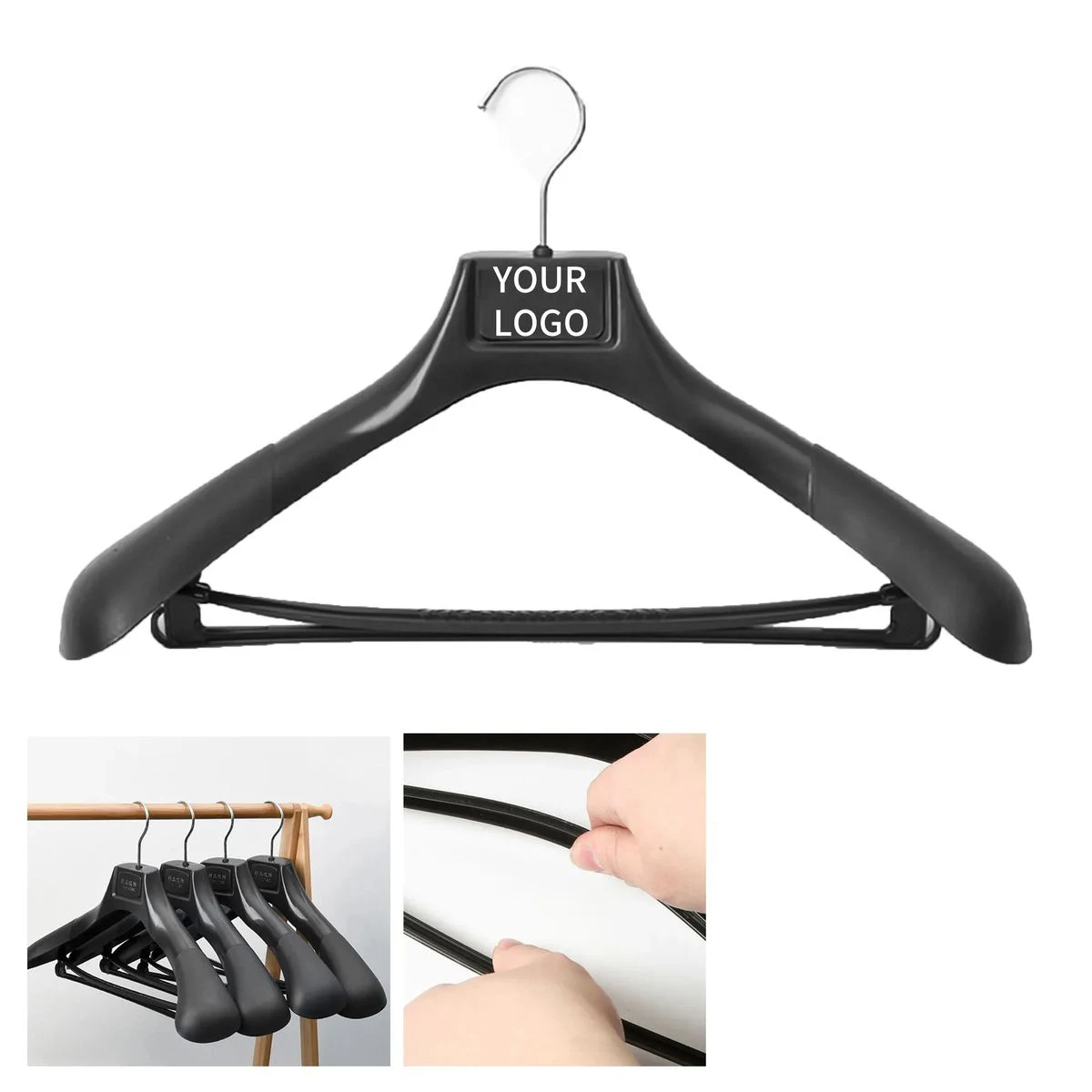 Plastic Durable Slim Suit Storage Hanger 1