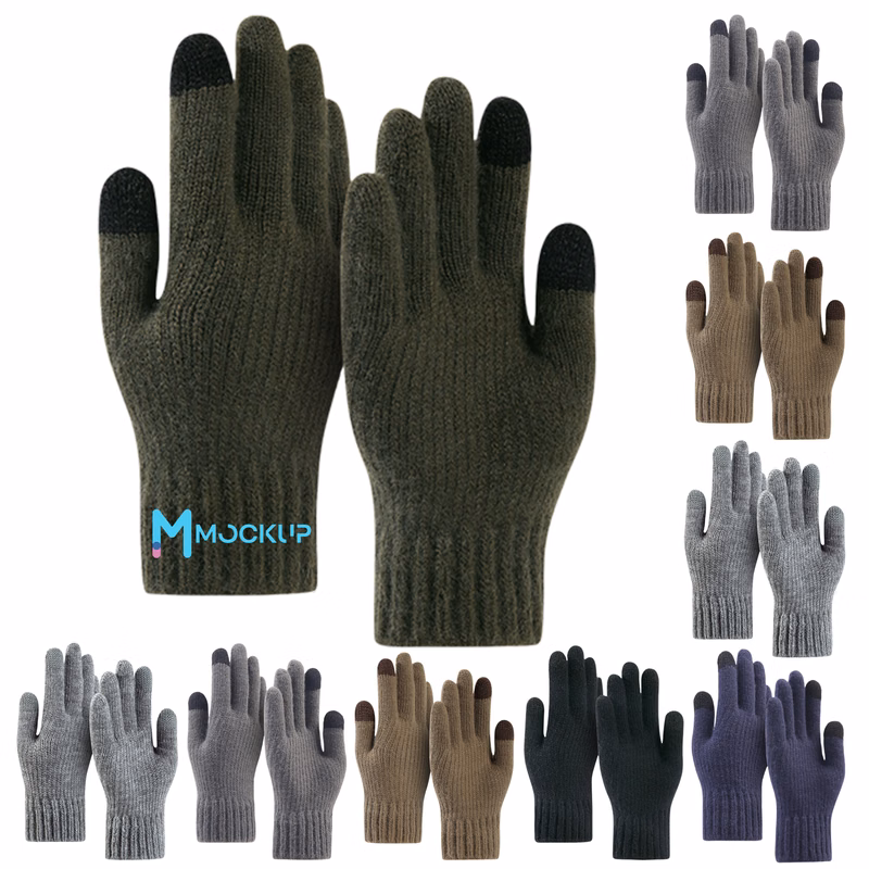 Touch Screen Thermal Knit Gloves