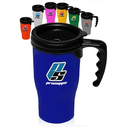 14 oz Plastic Insulated Travel Mug 1