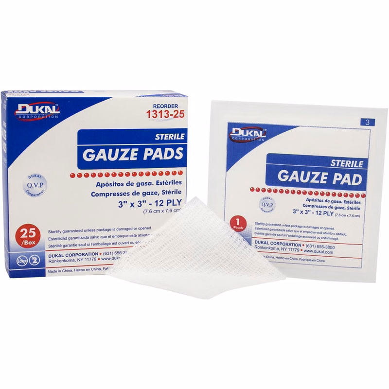 Sterile Gauze Pads - 3" x 3" 12-Ply