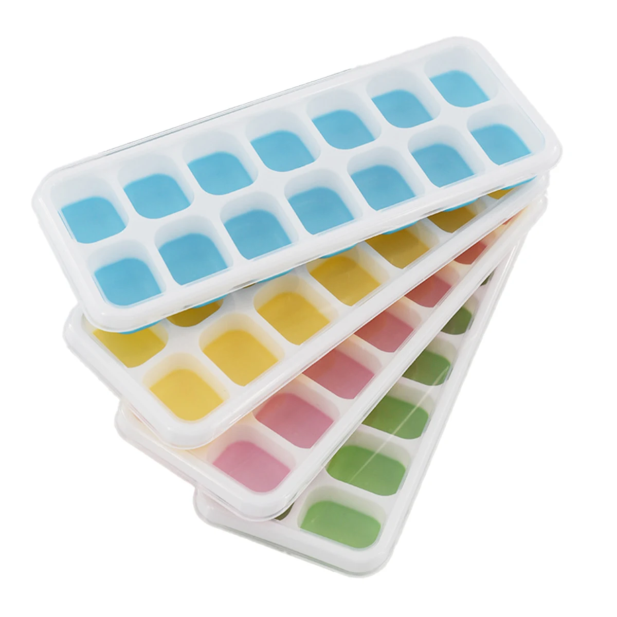 MOQ100 Silicone Ice Cube Tray Mold 1