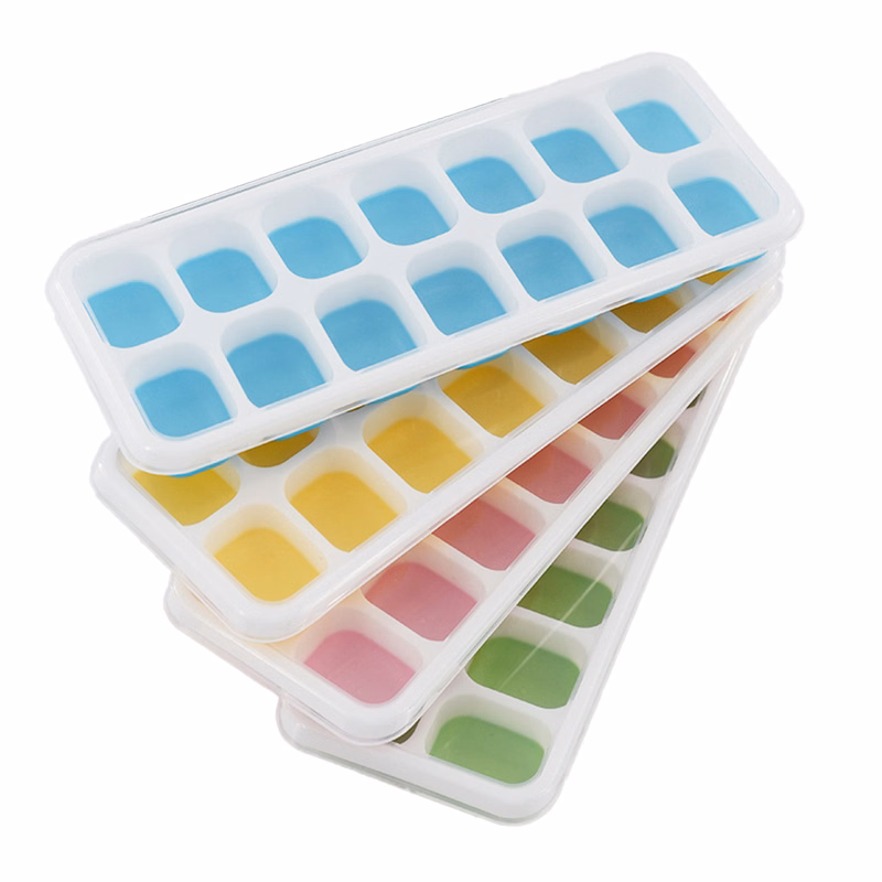 MOQ100 Silicone Ice Cube Tray Mold