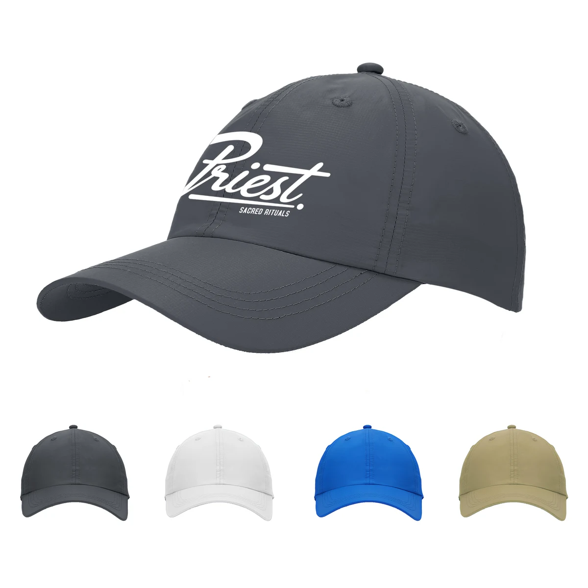 6-Pannel Superlite Unstructured Quick-Dry Baseball Cap 1