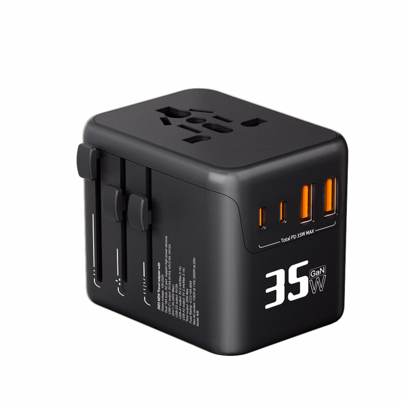 35W Universal Fast Charging Travel Adapter Compatible & Safe