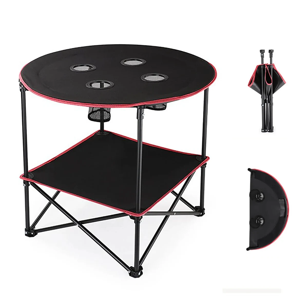 Camping Folding Table With Cup Holder 1