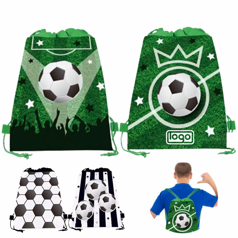 Non Woven Drawstring Soccer Backpack