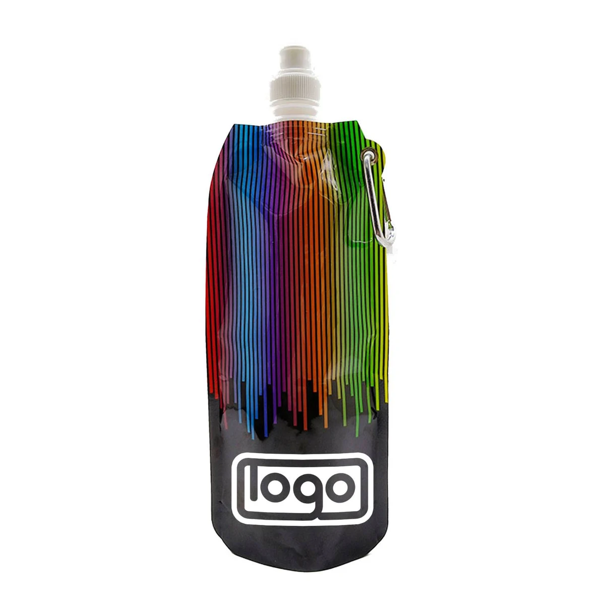 16.9oz Collapsible Water Bottles, Colorful Party Favors 1