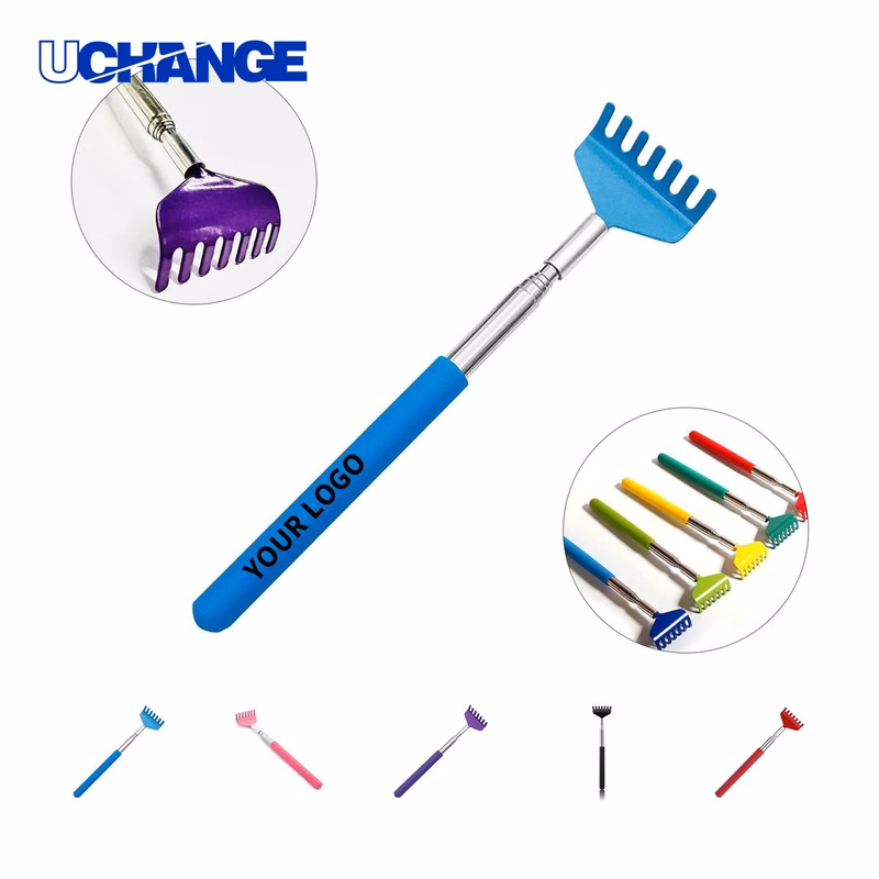 Telescoping Stainless Steel Back Scratcher 26.8 Inch Reach