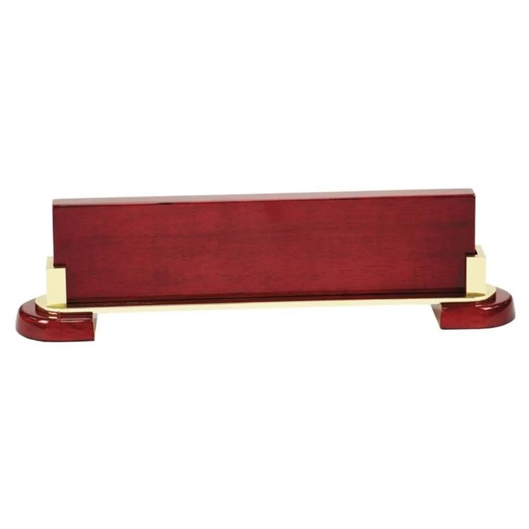 Piano Finish and Metal Name Bar 1