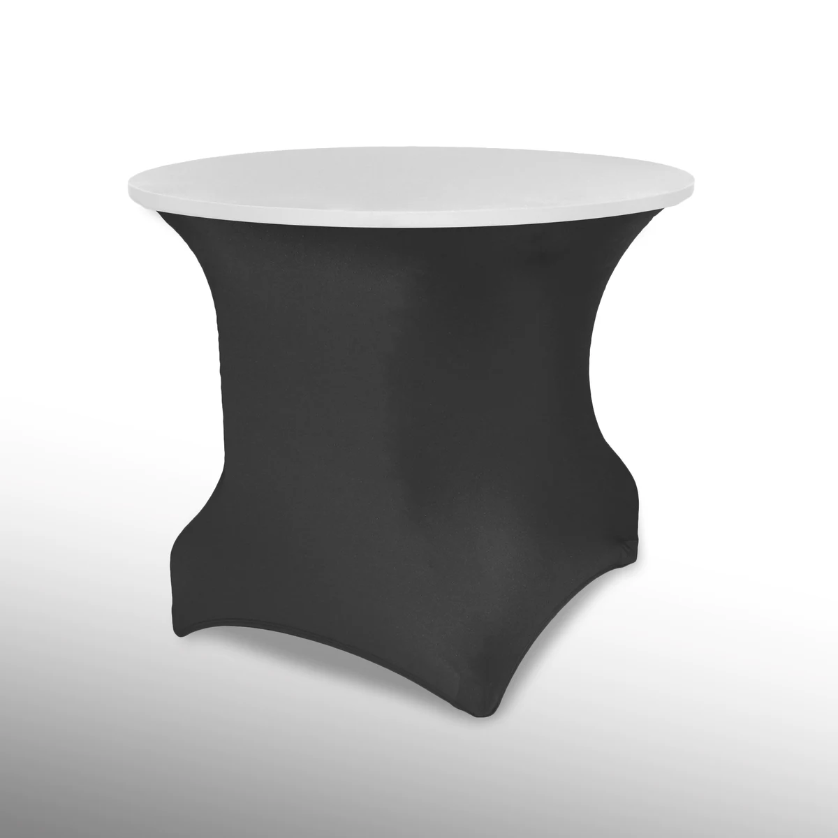 Non-Printed 30" Round Spandex Stretch Table Topper 1