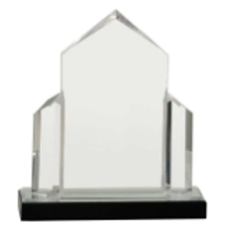 7" x 8" Silver Jewel Post Impress Award 1