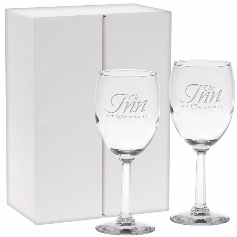 Etched Napa Valley Wine Gift Set