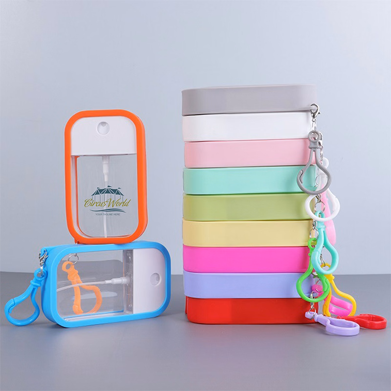 Portable Hand Sanitizer Spray With Silicone Sleeve